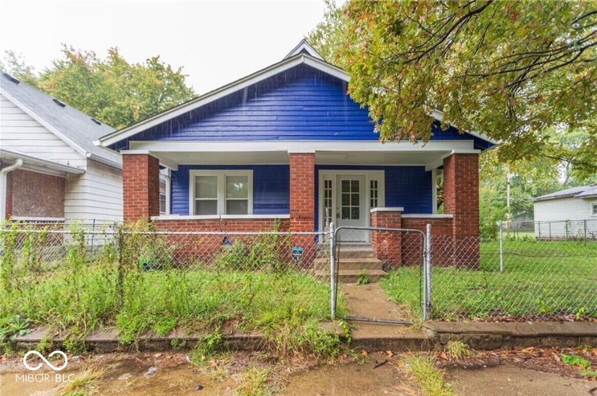Front exterior at 1058 N Traub Avenue, Indianapolis, IN