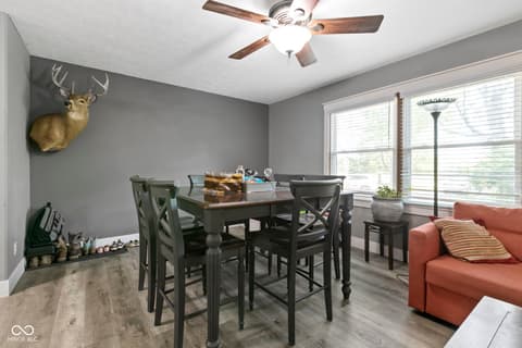 Dining room at 8440 E 216th Street, Cicero, IN