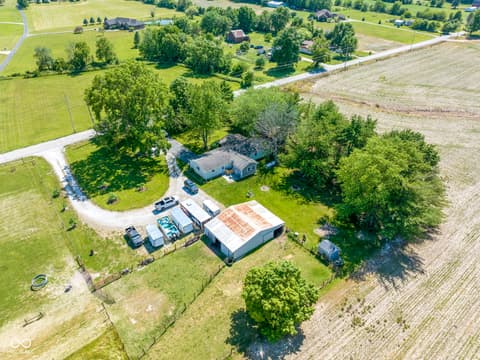 Aerial view at 8440 E 216th Street, Cicero, IN