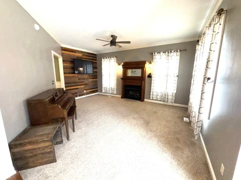 Living room at 2428 Whispering Way, Indianapolis, IN