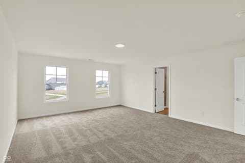 Bedroom at 3932 E 191st Street, Westfield, IN — Bright, spacious bedroom with abundant natural light.