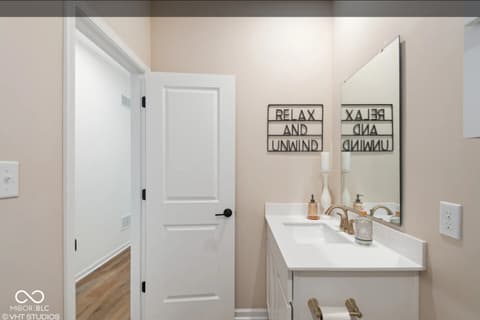 Primary bathroom at 3932 E 191st Street, Westfield, IN