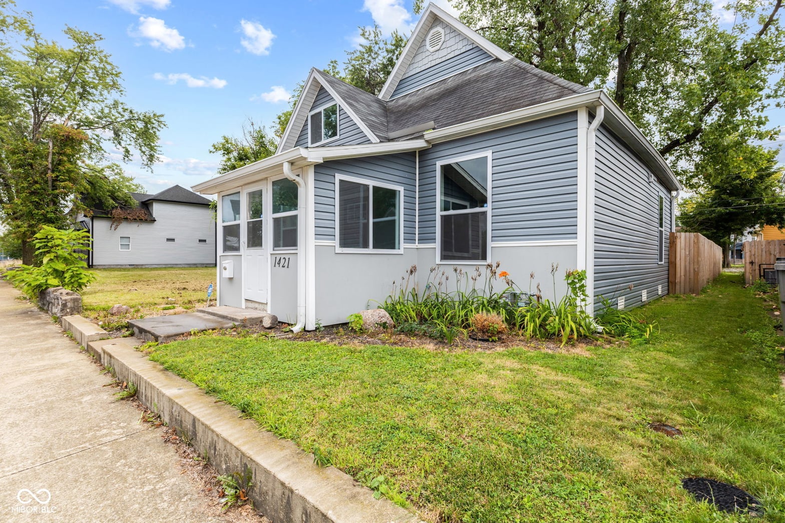 Front exterior at 1421 Deloss Street, Indianapolis, IN