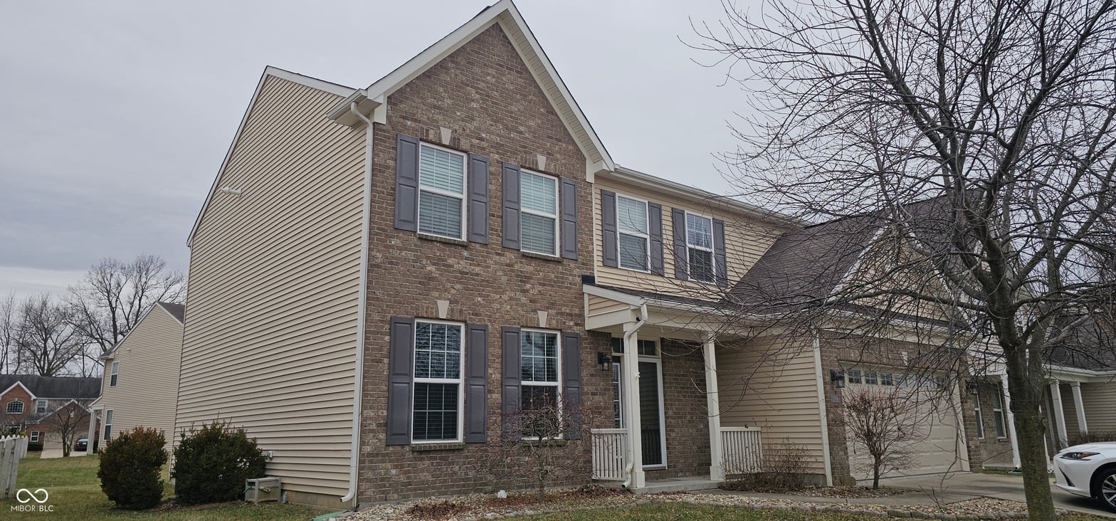 Front exterior at 1163 Switchback Drive, Greenwood, IN
