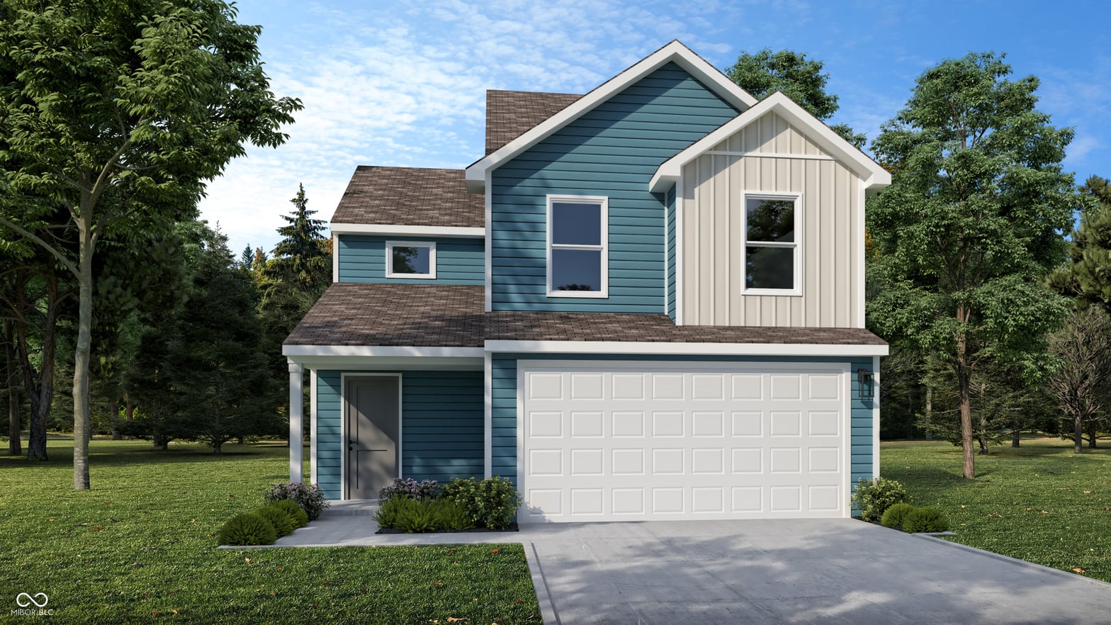 Front exterior at 1675 E Marcile Drive, Martinsville, IN