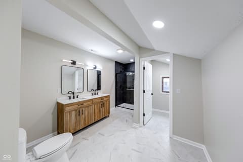 Bathroom at 1 S Meridian Street, Greenwood, IN