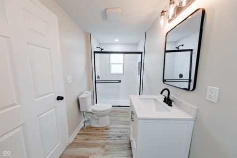 Bathroom at 1 S Meridian Street, Greenwood, IN