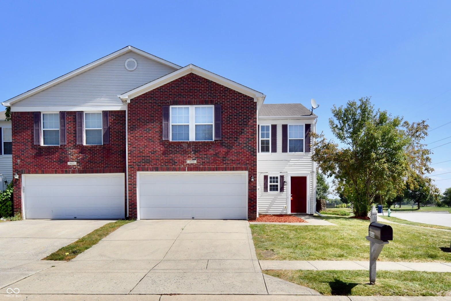 Front exterior at 8030 Cork Bend Lane, Indianapolis, IN