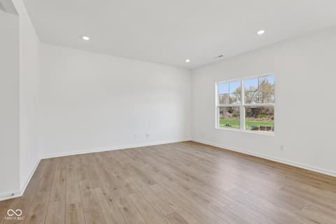 Living room at 16 Wilder Street, Crawfordsville, IN
