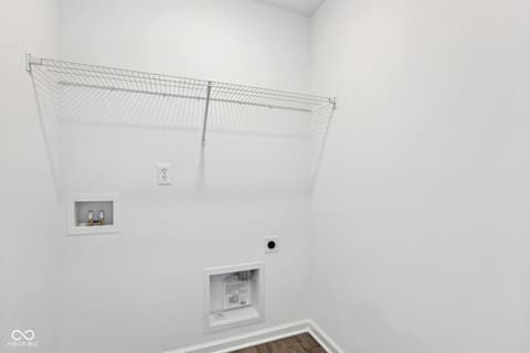 Laundry room at 16 Wilder Street, Crawfordsville, IN