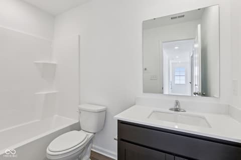 Bathroom at 16 Wilder Street, Crawfordsville, IN