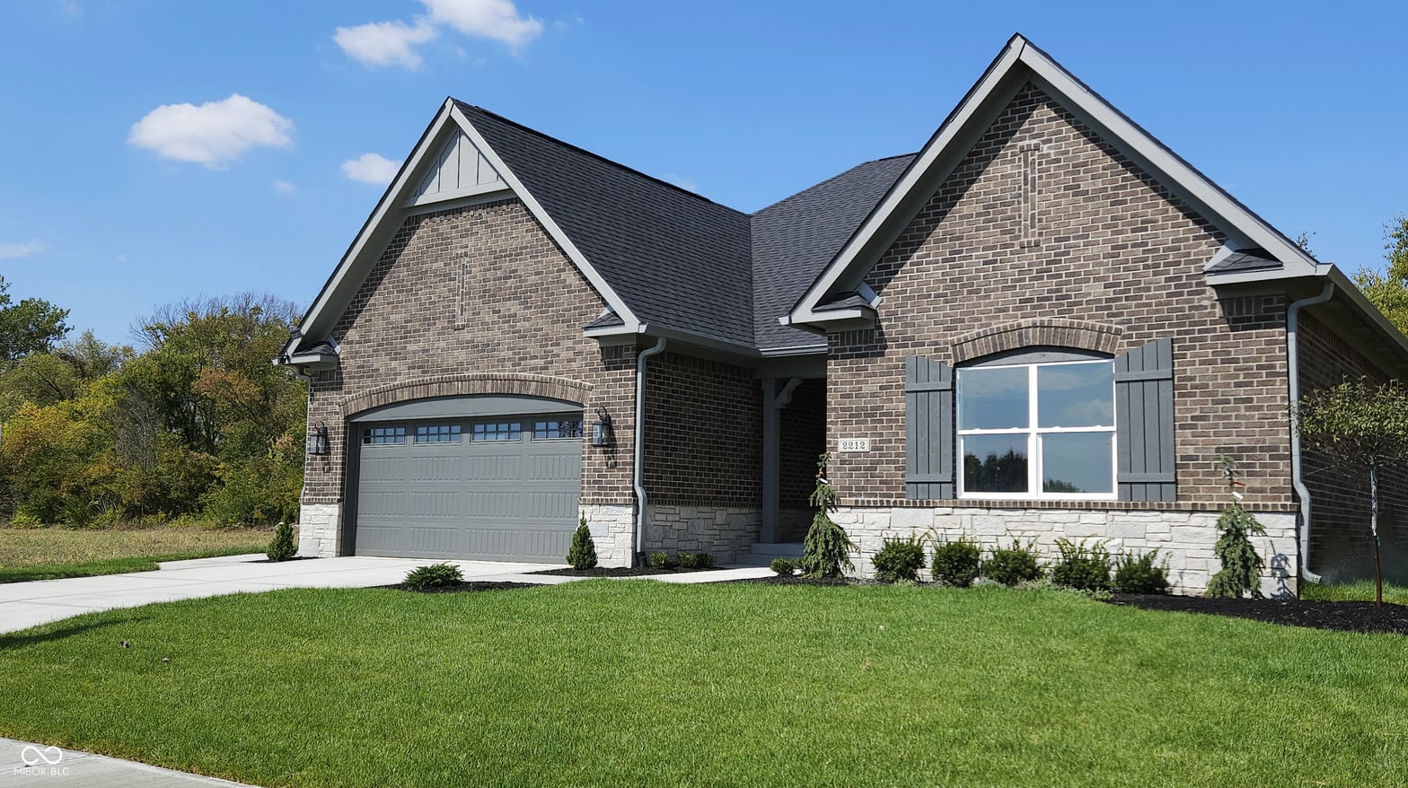 Front exterior at 2212 Galleone Way, Plainfield, IN