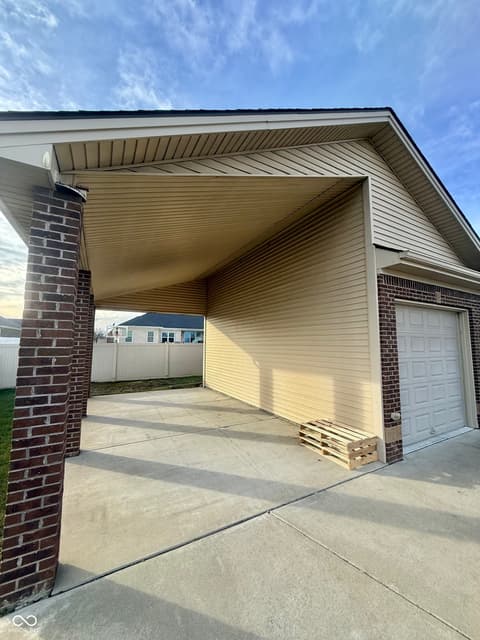 Side exterior at 1992 Austin James Lane, Seymour, IN