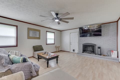 Living room at 1924 W 65th Place, Indianapolis, IN