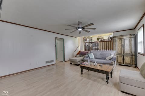 Living room at 1924 W 65th Place, Indianapolis, IN