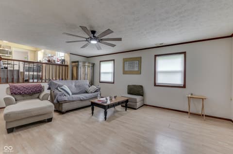 Living room at 1924 W 65th Place, Indianapolis, IN
