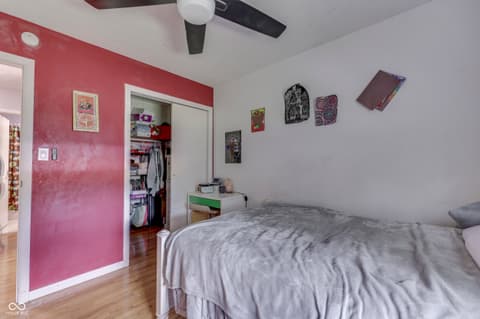 Bedroom at 1924 W 65th Place, Indianapolis, IN