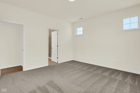 Bedroom at 19785 Highclere Lane, Sheridan, IN — Bright, spacious bedroom with ample natural light.
