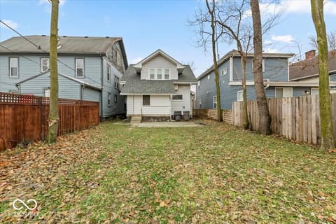 Backyard at 3554 N Illinois Street, Indianapolis, IN