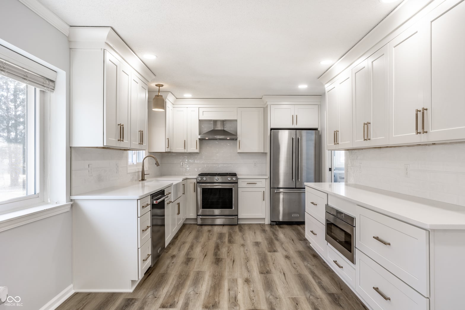 Stunning renovated kitchen with premium appliances and finishes.