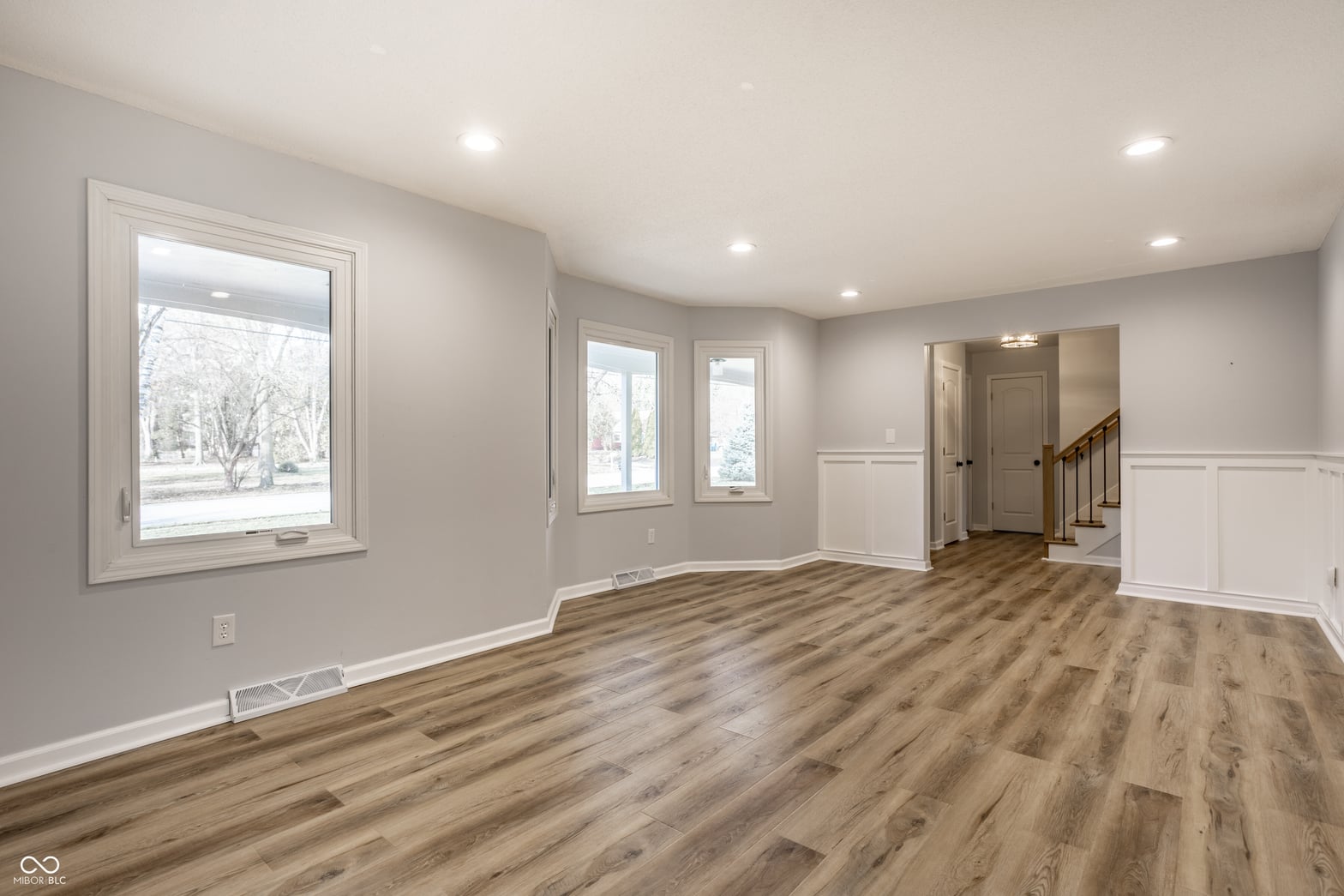 Bright open living space with modern finishes throughout.