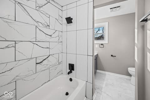Bathroom at 1406 Meadowbrook Court, Lafayette, IN