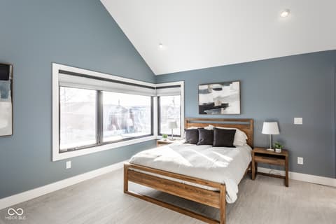 Primary bedroom at 2001 Alvord Street, Indianapolis, IN