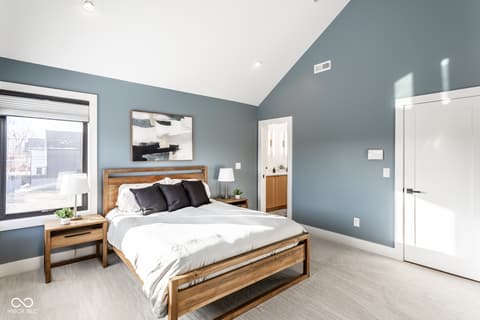Primary bedroom at 2001 Alvord Street, Indianapolis, IN