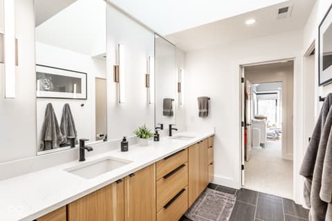 Primary bathroom at 2001 Alvord Street, Indianapolis, IN