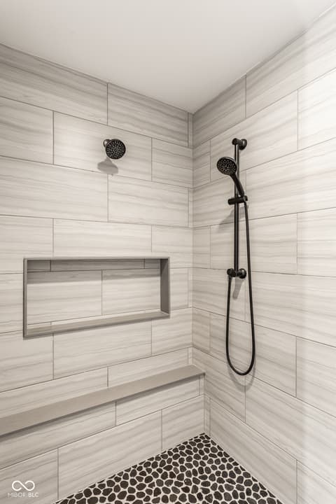 Primary bathroom at 2001 Alvord Street, Indianapolis, IN