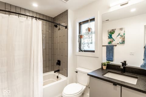 Bathroom at 2001 Alvord Street, Indianapolis, IN