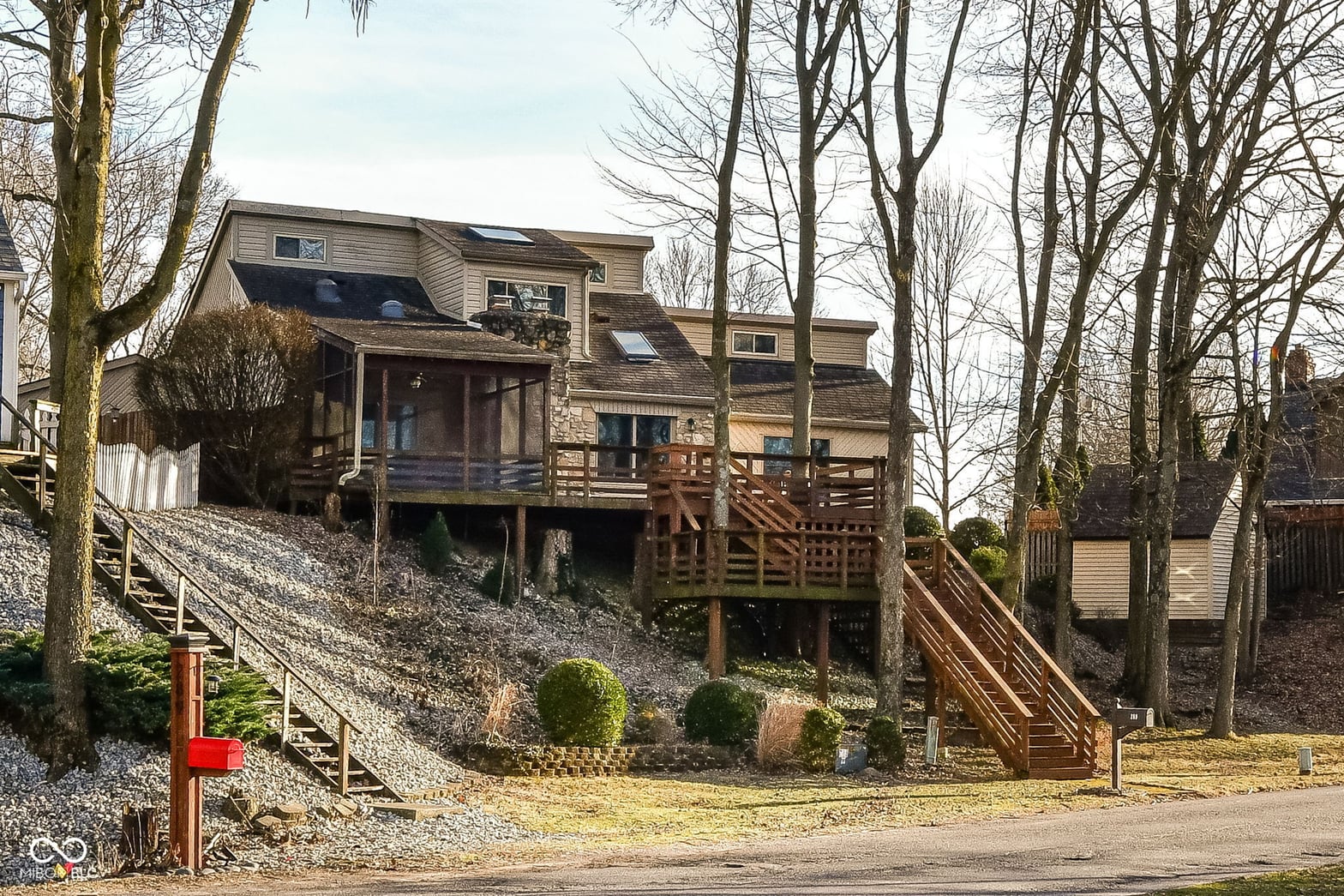 Front exterior at 269 Iron Bridge Road, Cicero, IN