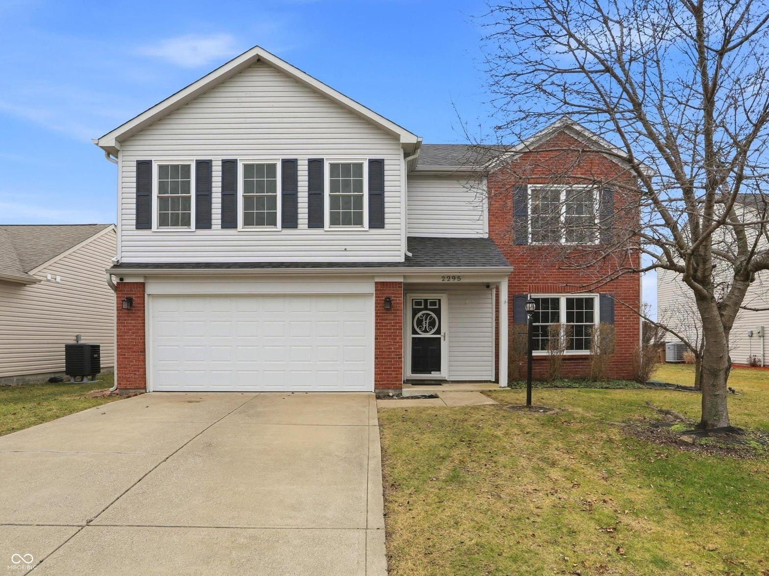 Front exterior at 2295 Lakecrest Drive, Columbus, IN