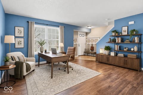 Home office at 2295 Lakecrest Drive, Columbus, IN