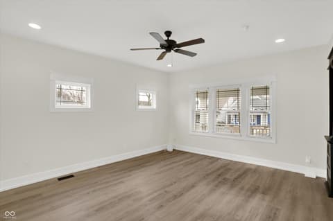 Living room at 1133 Dawson Street, Indianapolis, IN