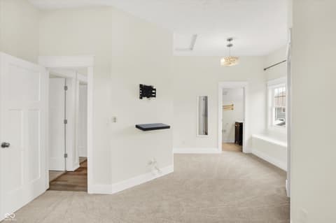 Primary bedroom at 1133 Dawson Street, Indianapolis, IN