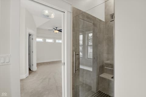 Primary bathroom at 1133 Dawson Street, Indianapolis, IN
