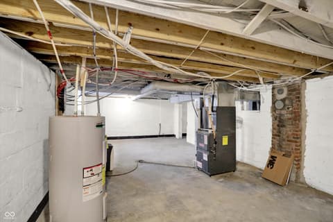 Basement at 1133 Dawson Street, Indianapolis, IN