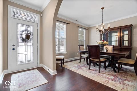 Foyer at 10976 Gossamer Lane, Noblesville, IN