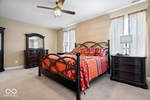 Bedroom at 10976 Gossamer Lane, Noblesville, IN