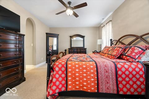 Bedroom at 10976 Gossamer Lane, Noblesville, IN
