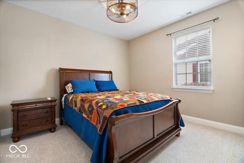 Bedroom at 10976 Gossamer Lane, Noblesville, IN