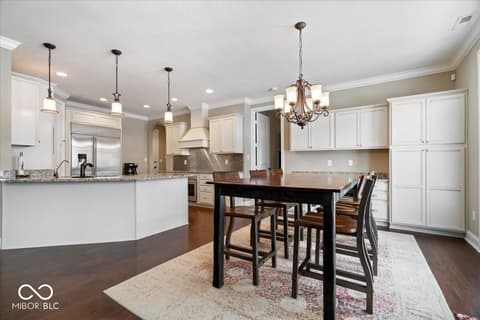 Dining room at 10976 Gossamer Lane, Noblesville, IN