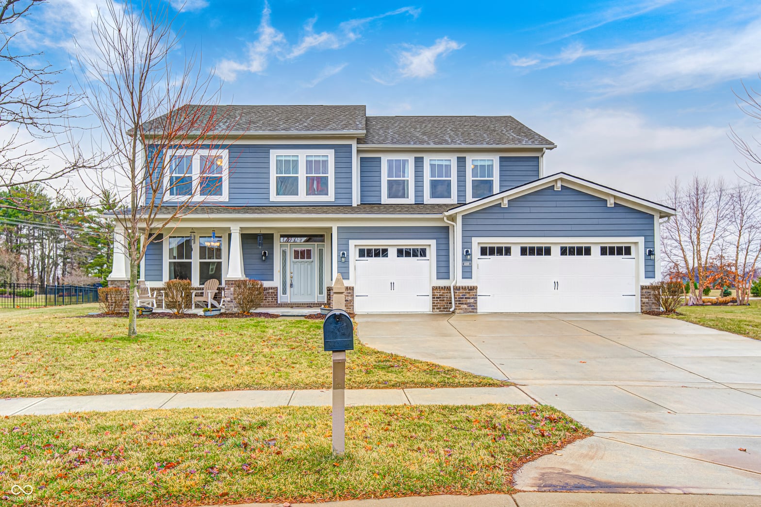 Front exterior at 4899 Abigail Drive, Westfield, IN