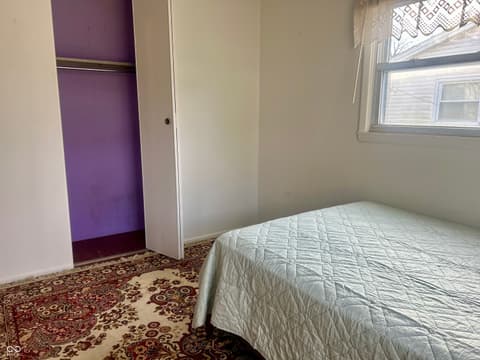 Bedroom at 2644 Woodrow Avenue, Indianapolis, IN