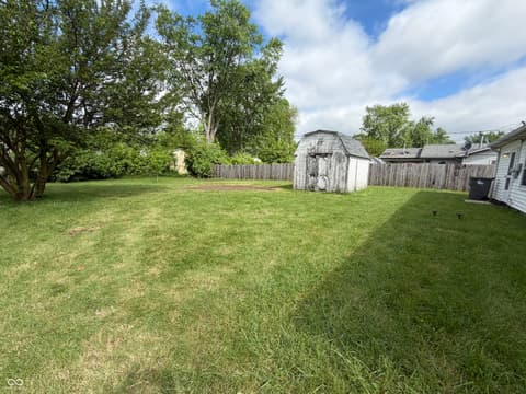 Yard at 2644 Woodrow Avenue, Indianapolis, IN