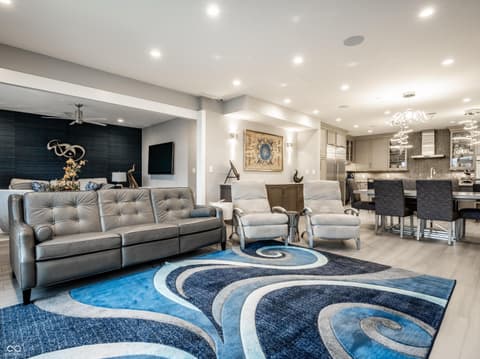 Living room at 333 Massachusetts Avenue, Indianapolis, IN