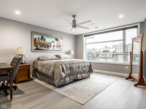 Primary bedroom at 333 Massachusetts Avenue, Indianapolis, IN