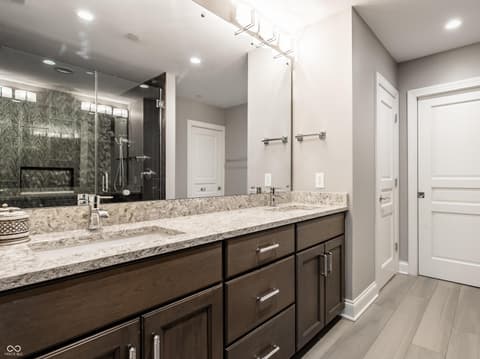 Primary bathroom at 333 Massachusetts Avenue, Indianapolis, IN
