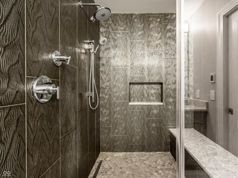 Primary bathroom at 333 Massachusetts Avenue, Indianapolis, IN
